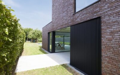 Moderne halfopen bebouwing in Stekene