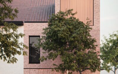 Strakke halfopen bebouwing in Aalst